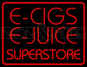 E-Cigs E-Juice Neon Sign