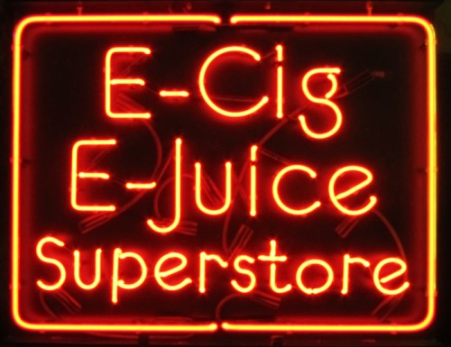E-Cigarette E-Juice Neon Sign