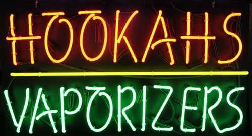 Hookahs Vaporizers Neon Sign